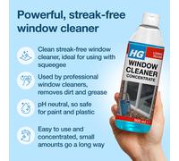 HG Window Cleaner Concentrate StreakFree Shine on Glass Frames 500m