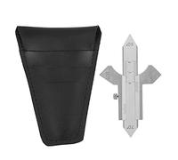 HG01 Manual Welding Gauge, Stainless Steel Fillet Throat Gage for Measuring Reinforcement, Engraved Scale with 60° 70° 80° 90° Angles, for Flat Welds and Corner