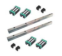 HG20 Linear Slider Rail 1820mm (71.65") - 2pcs with 4 HGH20CA Square Bearing Bloc, Precis CNC Linear Guide Kits for DIY Projects & Machinery Assembly
