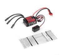 HG35A Waterproof 35A Sensorless Brushless Controller with External Programming Connection, Versatile for 1:18 RC Cars, Buggies, Trucks and Short Course Models (C)