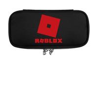 HGADXVBE for Rob-lx Anime Pencil Case, Cartoon Anime Double Zipper Pencil Case, Pencil Storage Bag for Primary and Secondary School Students, Cartoon(A4)