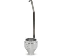 HGAYUBDV Paint Viscosity Cup, Portable Stainless Steel Viscometer Flow Cup, DIN Immersion Viscosity Cup with Cup Volume 100±1ml, Flow Nozzle Diameter 4/6mm, for Ink Coating Paint Finishes.(6mm)