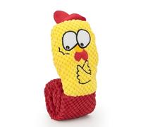 HGB Large Squeaky Dog Puzzle Toy for Boredom & Teething, Tough Interactive Dog Chew Toys for Snuffle Foraging & Treat Dispensing IQ Training, Ideal for Large Medium Small Dogs to Keep Them Busy