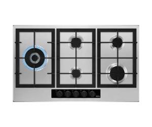 HGB95522YM 6000 Slim Line 90cm 5 Burner Gas Hob - Stainless Steel