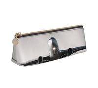 Hgbbdyyjj Airplane Art Personalised Printed Multi-Functional Large Capacity Triangular Leather Stationery Storage Bag