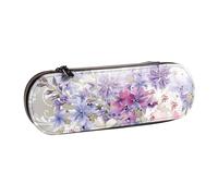 Hgbbdyyjj Floral Swirls Personalised Printed Multi-Functional Waterproof Pen Pouch Cosmetic Bag with Flap Design