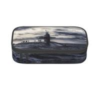 Hgbbdyyjj Giant Nuclear Ship Personalised Printed Large Capacity Compartment Multifunctional Stationery Pencil Case