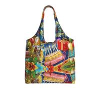 Hgbbdyyjj Happy Birthday Personalised Multi Scene Fashion Casual With Zipper Shopping Bag Tote Beach Bag Commuter Bags