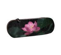 Hgbbdyyjj Lotus Flower Personalised Printed Multi-Functional Waterproof Pen Pouch Cosmetic Bag with Flap Design