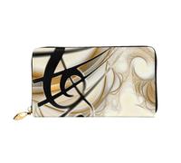 Hgbbdyyjj Music Note Premium Long Wallet For Men And Women - Zip Wallet In Pu Leather With 12 Card Slots And Coin Pocket