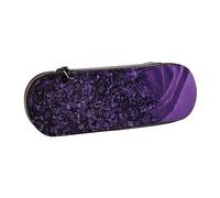 Hgbbdyyjj Purple Rose Personalised Printed Multi-Functional Waterproof Pen Pouch Cosmetic Bag with Flap Design