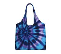 Hgbbdyyjj Purple Tie Dye Personalised Multi Scene Fashion Casual With Zipper Shopping Bag Tote Beach Bag Commuter Bags
