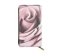 Hgbbdyyjj Rose Close Up Premium Long Wallet for Women - Pu Leather Zip Around Purse with 12 Card Slots & Coin Pocket