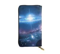 Hgbbdyyjj Space Planets Premium Long Wallet For Women - Pu Leather Zip Around Purse With 12 Card Slots & Coin Pocket