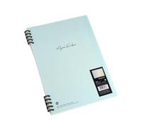HGBFLTY 2PC A5/B5 Five Hole Plastic Clip Loose Leaf Notebook