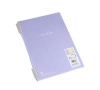 HGBFLTY 2PC A5/B5 Five Hole Plastic Clip Loose Leaf Notebook
