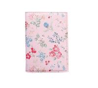 HGBFLTY Many Flowers Ladies Travel Accessories Passport Cover PU Protector with Bank ID Card Holder Case for Women(Pink Flower)