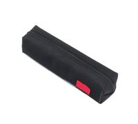 HGBFLTY Pencil Case 1pc Art Small Solid Color Simple Zipper Kawai Pencil Case Mini Pen Bags Papeleria Stationery for Office(Black)
