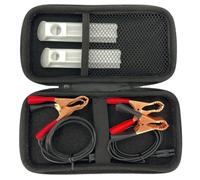 HGCXBYAP Fuel Injector Nozzle Fuel Injector Flush Cleaner Wash Adapter Cleaning Tool With 2 Power Cable Nozzle Wash Set With Storage Box Car Petrol Injection Nozzles(4pcs with box)