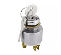 HGCXBYAP Ignition Starter Switch Universal 12V Ignition Switch Barrel Kit W/2 Key Fit For Car Motorcycle Boat Tractor Push Start Ignition Switch