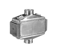 HGCXBYAP Intercooler Turbocharged Turbo Water To Air Intercooler - 12"x11"x4.5" Inlet/Outlet: 3" Front Mount Aluminium Turbo Intercooler EP-SL5044C