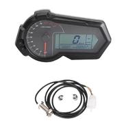HGCXBYAP Motorbike Instruments Universal 1200RPM Motorcycle Odometer Tachometer LCD Digital Speedometer Gauge For 2,4 Cylinders Tachometer