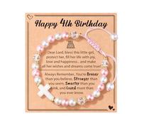 HGDEER 4 Year Old Girl Birthday Gifts, Gifts for 4 Year Old Girl Birthday Bracelet Little Girls Gift Ideas Daughter Granddaughter