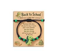 HGDEER Roar Means I Love You Dinosaur Bracelet, Back to School Gift, One Size, Nylon, no gemstone
