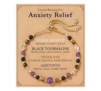 HGDEER Stress Relief Bracelet for Girls, One Size, no gemstone