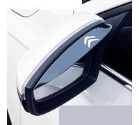 HGDFSVD 2 Pcs Car Wing Mirror Rain Protector, for Citroen Berlingo Ⅲ 2018-2023 Rear View Mirror Rain Eyebrow Rear View Mirror Cover Accessories