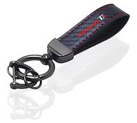 HGDFSVD Car Keyring, for Alfa Romeo Giulia Quadrifoglio q4 Car Key Chain Key Holder Keyring Personalized Key Ring Car Accessories Decoration,A