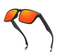 HGDGears Mens Sunglasses,Polarised Sunglasses Mens Womens for Driving Fishing Running Classic Ultra Light Sun Glasses UV Protection(Red)