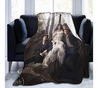 HGdggvd The Vampire Diaries Throw Blankets Games Blanket,Funny Blanket for Couch Bed Living Room,Cute Throw Send Daughter/Son Custom Blanket 50"x40"