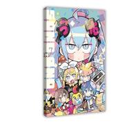 HGEIK Anime Girl Hatsune Miku Poster (16) Canvas Poster Bedroom Decor Landscape Office Room Decor Gift 08x12inch(20x30cm)