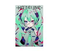 HGEIK Anime Girl Hatsune Miku Poster (17) Canvas Poster Wall Art Decor Print Picture Paintings for Living Room Bedroom Decoration 16x24inch(40x60cm)