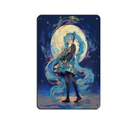 HGEIK Anime Girl Hatsune Miku Poster 19 Retro Poster Metal Tin Sign Chic Art Retro Iron Painting Bar People Cave Cafe Family Garage Poster Wall Decoration 8x12inch(20x30cm)