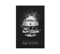 HGEIK Classic Movie Poster Pulp Fiction Poster (1) Canvas Poster Bedroom Decor Landscape Office Room Decor Gift 12x18inch(30x45cm)
