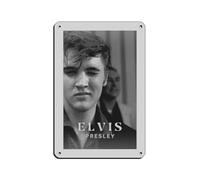HGEIK Rock Singer Elvis Presley Poster (12) Tin Sign Vintage Metal Pub Club Cafe Bar Home Wall Art Decoration Poster Retro 8x12inch(20x30cm)