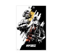 HGEIK Tom Clancy's Rainbow Six Siege Game 2 - Poster Canvas Poster Wall Art Decor Print Picture Paintings for Living Room Bedroom Decoration 12x18inch(30x45cm)