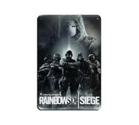 HGEIK Tom Clancy's Rainbow Six Siege Retro Poster (14) Tin Sign Vintage Metal Pub Club Cafe Bar Home Wall Art Decoration Poster Retro 8x12inch(20x30cm)