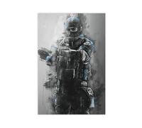 HGEIK Tom Clancy's Rainbow Six Siege Retro Poster (19) Canvas Poster Wall Art Decor Print Picture Paintings for Living Room Bedroom Decoration 12x18inch(30x45cm)