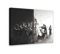 HGEIK Tom Clancy's Rainbow Six Siege Retro Poster Canvas Poster Bedroom Decor Landscape Office Room Decor Gift 12x18inch(30x45cm)