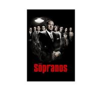 HGEIK Tv Show Poster The Sopranos Posters (3) Canvas Poster Bedroom Decor Landscape Office Room Decor Gift 12x18inch(30x45cm)