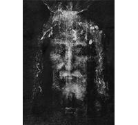 HGETJOHXEM Shroud of Turin Jesus - Religious Wall-Art Print for Spiritual Space & Catholic Gift Idea(Unframed,12x18inch(30x45cm))