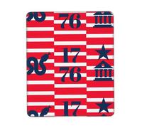 HGFDSAPOIK American Stripe Multi-Size Rubber-Edged Vertical Mouse Pad â€“ Full-Print, Eco-Friendly 100% Polyester Desk Mat With 3mm Non-Slip Rubber Base For Gaming, Office & Study