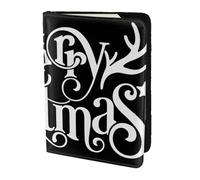 HGFDSAPOIK Christmas 5.5in Passport Holder â€“ Stylish Travel Wallet with Full-Sheet Print Design, Eco Leather & Microfiber Lining for Men & Women Travelers