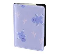 HGFDSAPOIK Christmas,Gingerbread Man 5.5in Passport Holder â€“ Stylish Travel Wallet with Full-Sheet Print Design, Eco Leather & Microfiber Lining for Men & Women Travelers