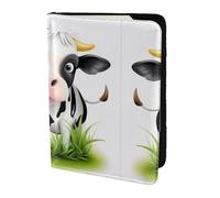 HGFDSAPOIK Cute Cow (1) 5.5in Passport Holder â€“ Stylish Travel Wallet with Full-Sheet Print Design, Eco Leather & Microfiber Lining for Men & Women Travelers