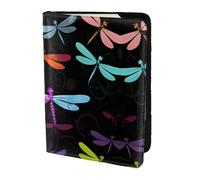 HGFDSAPOIK Cute Dragonfly 5.5in Passport Holder â€“ Stylish Travel Wallet with Full-Sheet Print Design, Eco Leather & Microfiber Lining for Men & Women Travelers