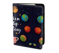 HGFDSAPOIK Cute Planet 5.5in Passport Holder – Stylish Travel Wallet with Full-Sheet Print Design, Eco Leather & Microfiber Lining for Men & Women Travelers